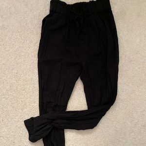 Hollister linen joggers